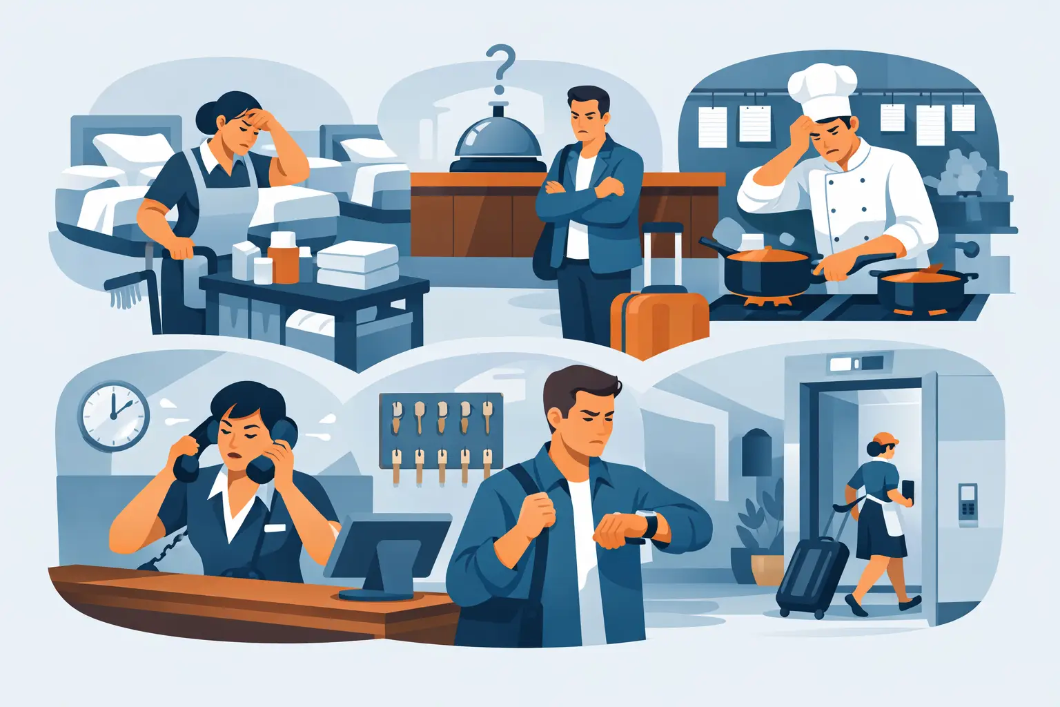 5 signalen van onderbezetting in hotels