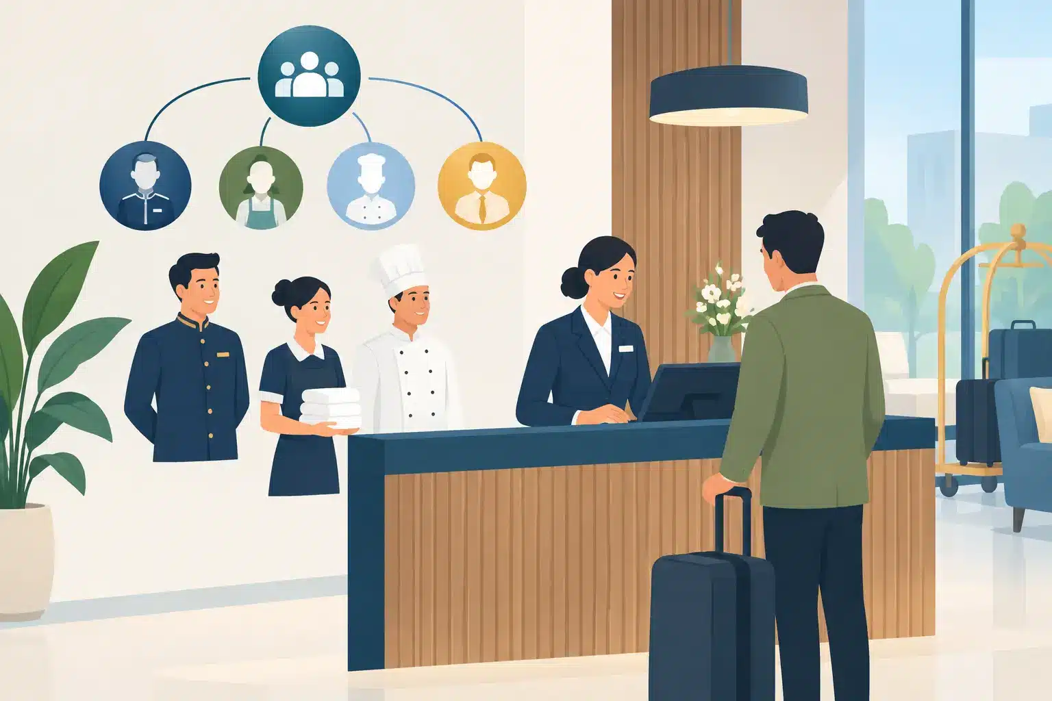 Capaciteitsproblemen hotelteams verminderen