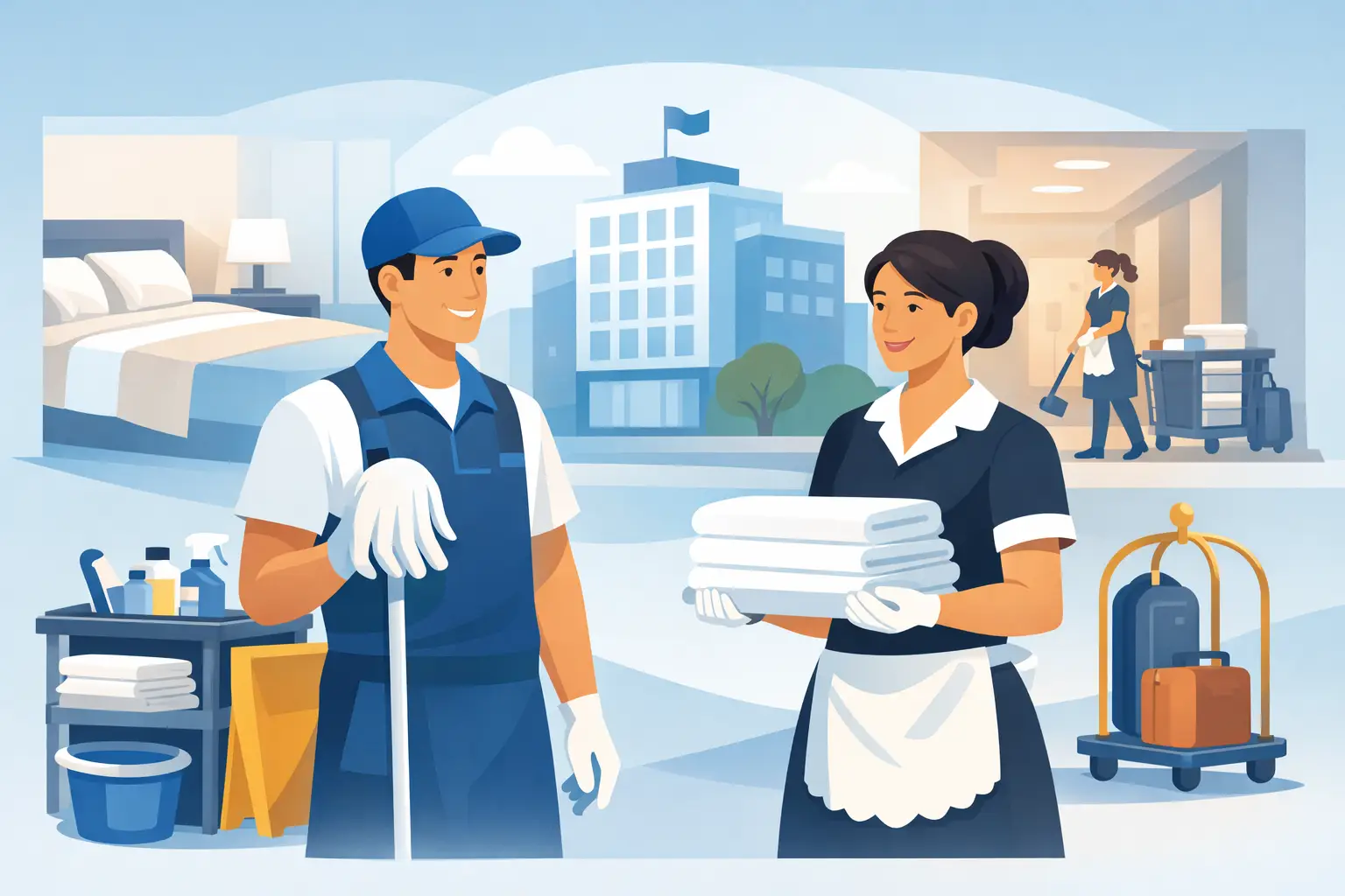 Flexibel schoonmaakpersoneel hotel nodig?
