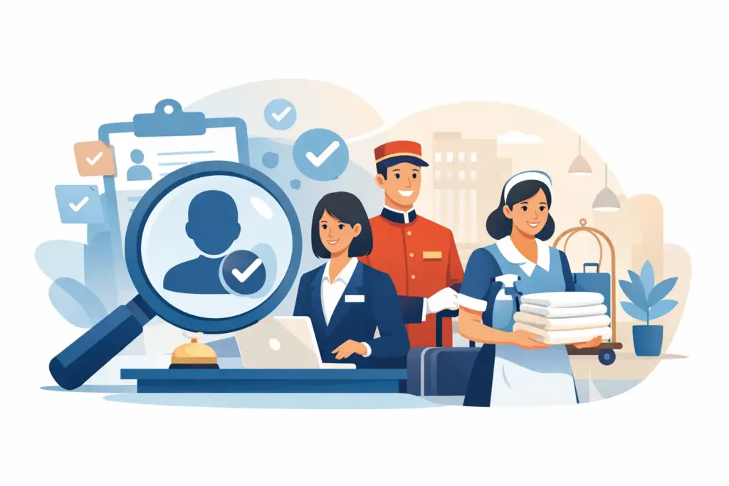 Gescreend hospitality personeel voor hotels