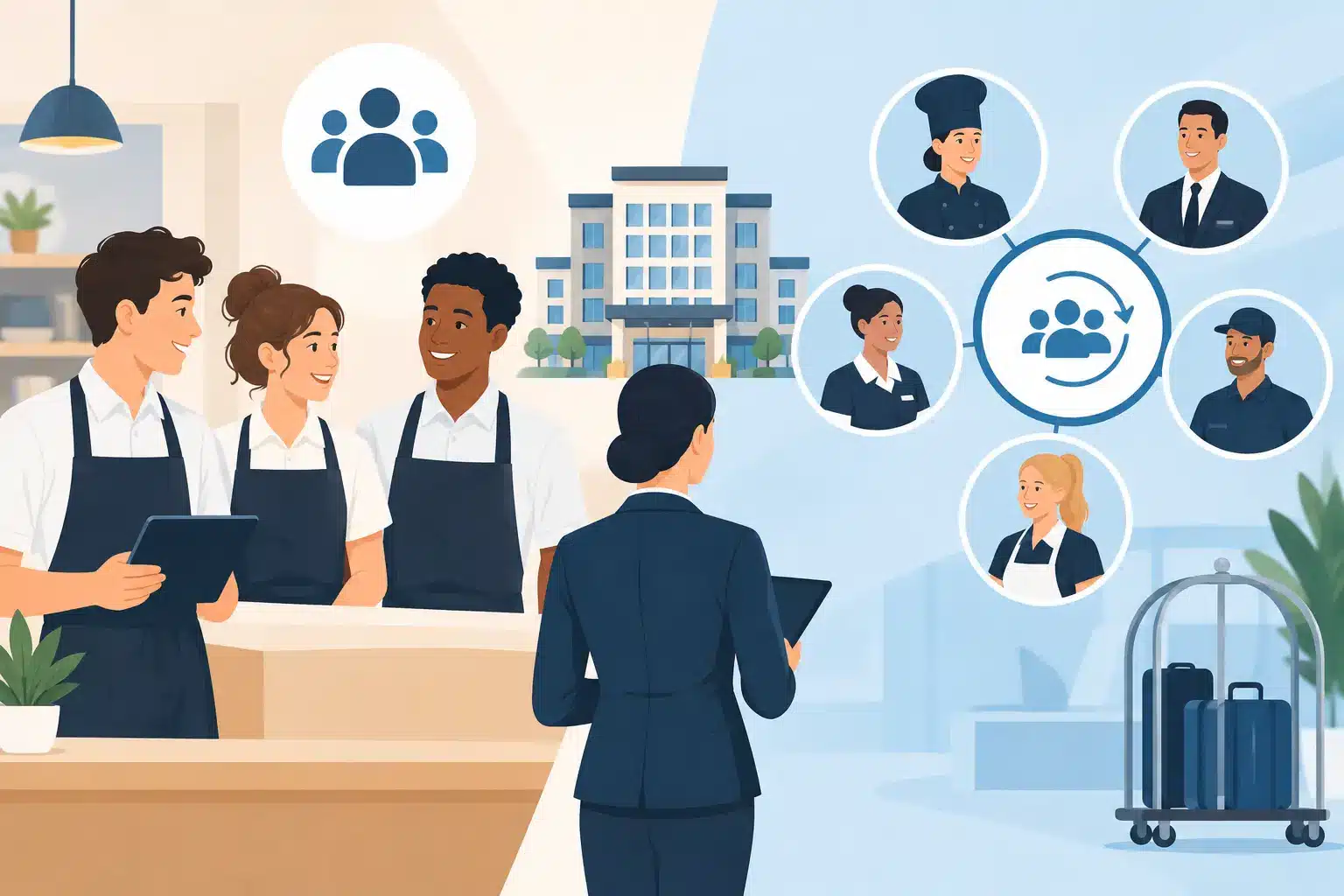 Intern team versus flexpool voor uw hotel