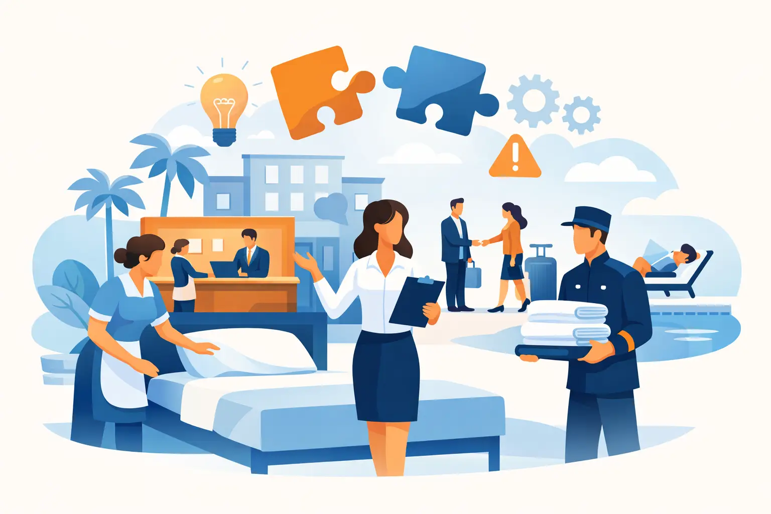 Onderbezetting hotel oplossen zonder chaos