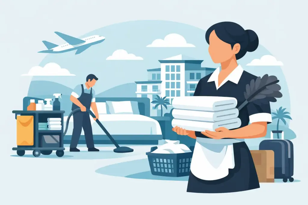 Uitzendkracht housekeeping hotel nodig?