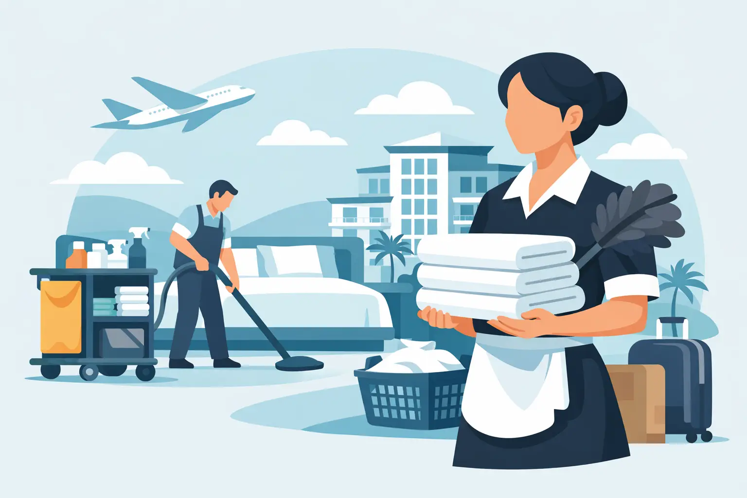 Uitzendkracht housekeeping hotel nodig?
