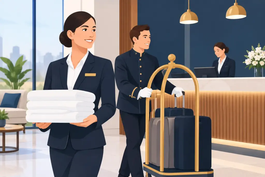 Uitzendkrachten direct inzetbaar in hotels