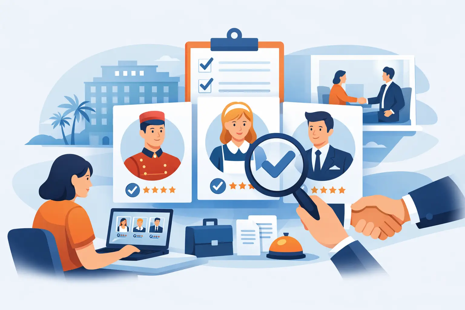 Waarop een hotelpersoneelbureau selecteren?