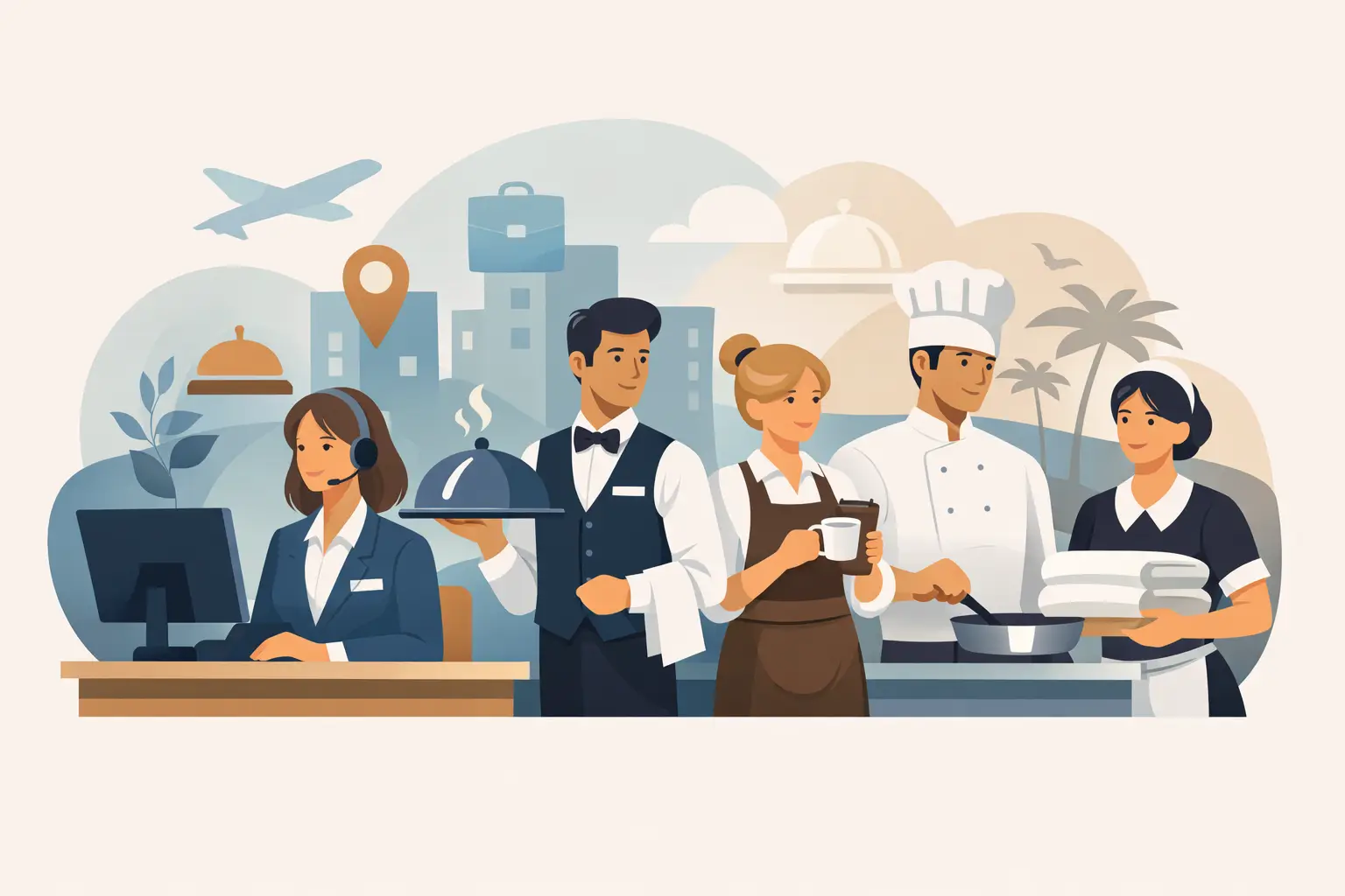 Welke functies via hospitality uitzendbureau?